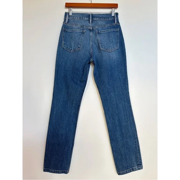 ❌SOLD❌ Frame Heritage Le Sylvie Slender Straight Jeans in Halston Size 27 - Picture 4 of 13